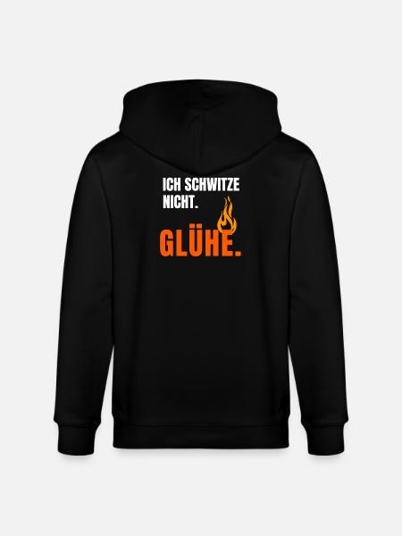 Ich Glühe Schon - Stanley/Stella Unisex Bio-Kapuzenjacke CULTIVATOR - Schwarz