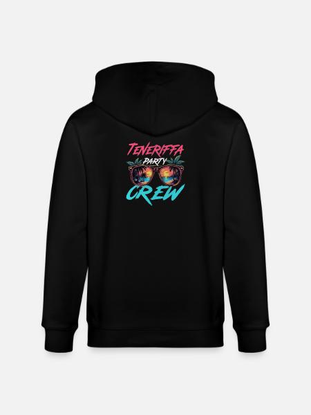 Teneriffa Party Crew - Stanley/Stella Unisex Bio-Kapuzenjacke CULTIVATOR - Schwarz