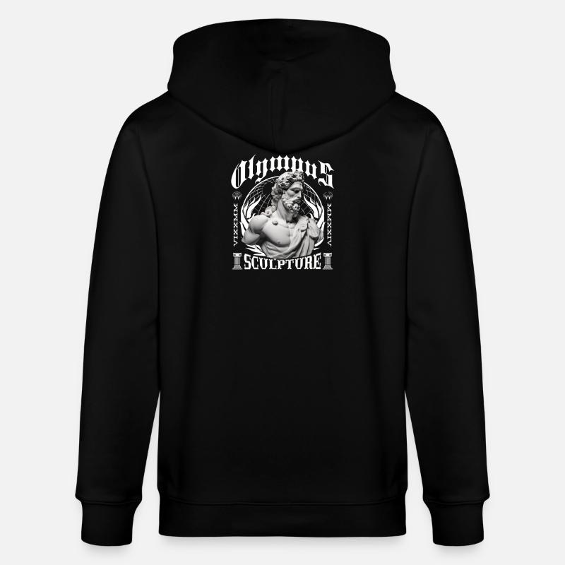 Gothic Skulptur Bust - Stanley/Stella Unisex Bio-Kapuzenjacke CULTIVATOR  - Schwarz