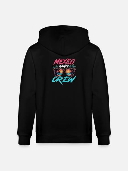 Mexiko Party Crew - Stanley/Stella Unisex Bio-Kapuzenjacke CULTIVATOR - Schwarz