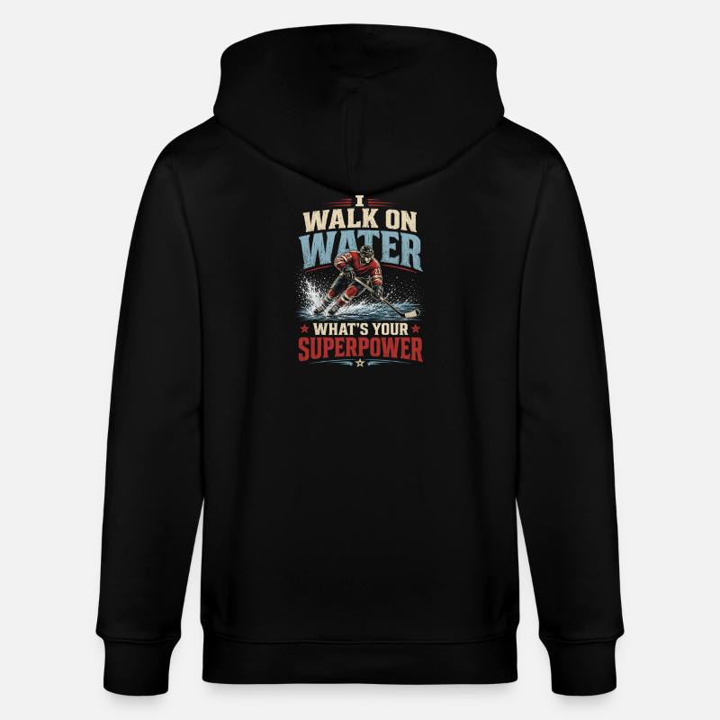 Superpuissance du Marcheur d’Eau - Veste à capuche bio CULTIVATOR Stanley/Stella Unisexe - noir