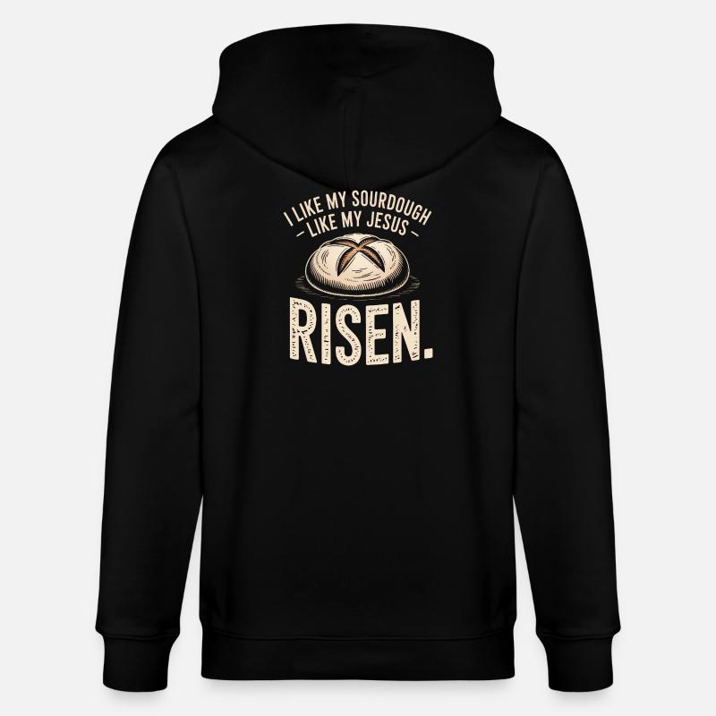 Levain de Jesus Tee - Veste à capuche bio CULTIVATOR Stanley/Stella Unisexe - noir