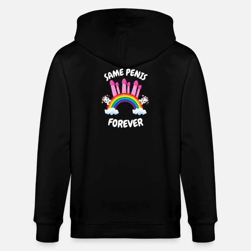 Same Penis Forever Bride - Stanley/Stella Unisex Bio-Kapuzenjacke CULTIVATOR  - Schwarz