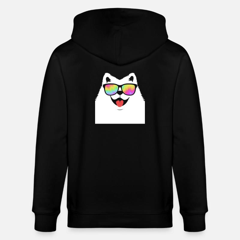 Samoyède - Veste à capuche bio CULTIVATOR Stanley/Stella Unisexe - noir