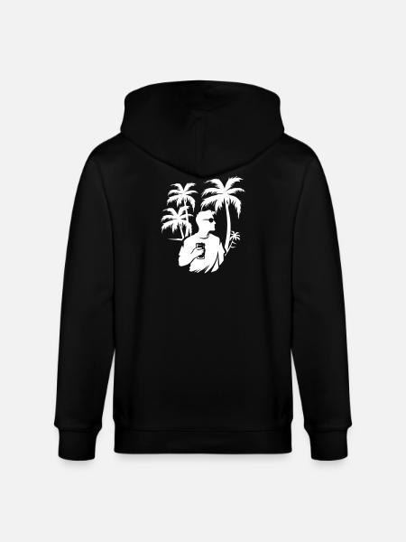 Fête Silhouette Holiday - Veste à capuche bio CULTIVATOR Stanley/Stella Unisexe - noir