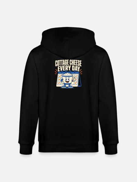 High-protein snack gift for foodies - Stanley/Stella CULTIVATOR Unisex Organic Hooded Jacket - black