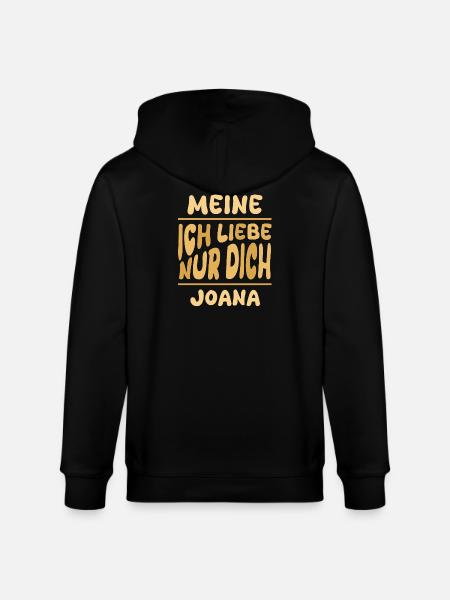 Joana als Liebe - Stanley/Stella Unisex Bio-Kapuzenjacke CULTIVATOR - Schwarz