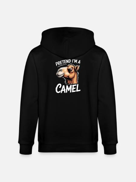 Camel Sayings Camels Funny Camels Gift - Stanley/Stella CULTIVATOR  Unisex Organic Hooded Jacket - black