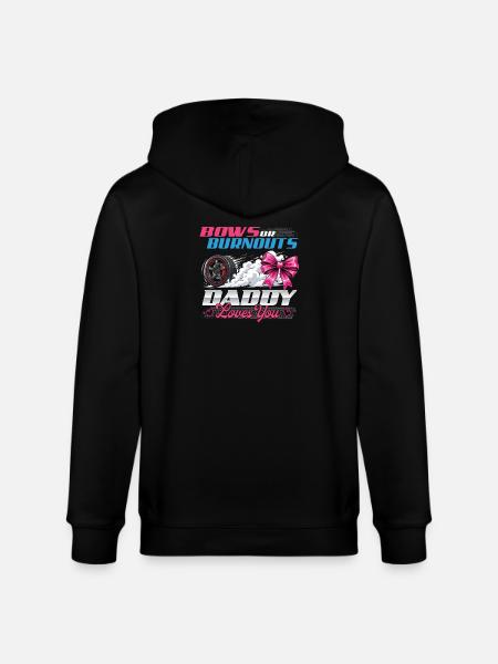 Verbeugungen oder Burnouts, Papa liebt dich - Stanley/Stella Unisex Bio-Kapuzenjacke CULTIVATOR - Schwarz