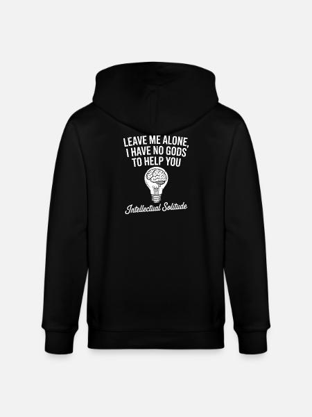 Ampoule de la solitude intellectuelle - Veste à capuche bio CULTIVATOR Stanley/Stella Unisexe - noir