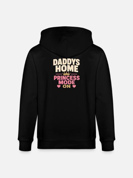 Welcome Home, Dad Military Homecoming - Stanley/Stella CULTIVATOR  Unisex Organic Hooded Jacket - black