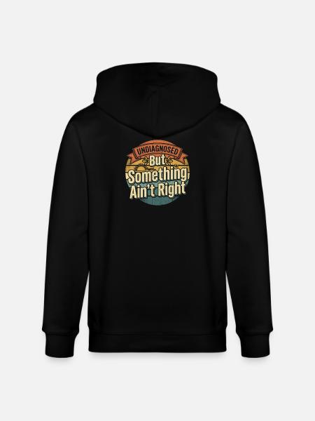 Not diagnosed, but something is wrong - Stanley/Stella CULTIVATOR  Unisex Organic Hooded Jacket - black