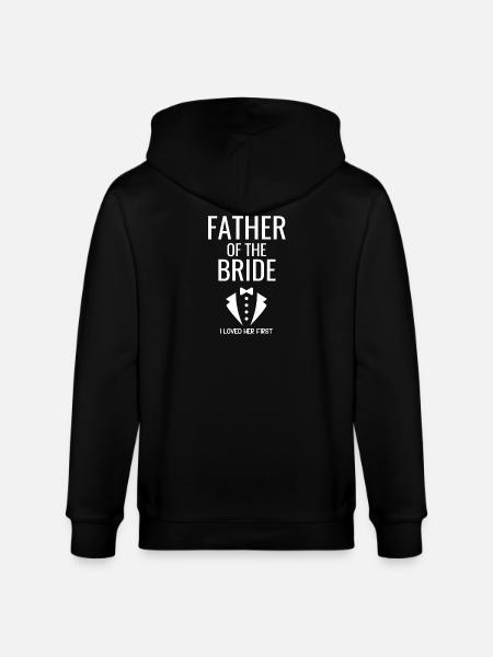 Père fier de la mariée - Veste à capuche bio CULTIVATOR Stanley/Stella Unisexe - noir