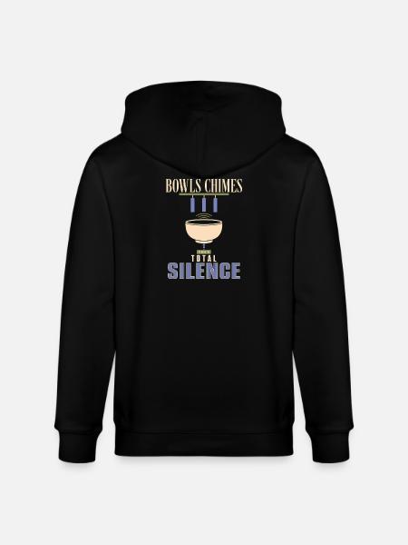 Klangbad Klangheilung Singing Bowl Gift - Stanley/Stella CULTIVATOR Unisex Organic Hooded Jacket - black