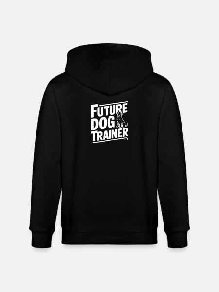 Future Dog Trainer - Stanley/Stella CULTIVATOR Unisex Organic Hooded Jacket - black