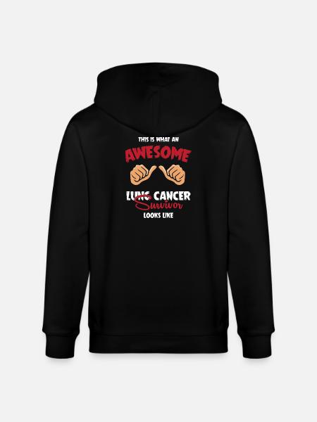 Cancer - Stanley/Stella CULTIVATOR Unisex Organic Hooded Jacket - black