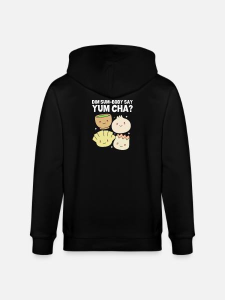 Dim Sum - Stanley/Stella Unisex Bio-Kapuzenjacke CULTIVATOR  - Schwarz