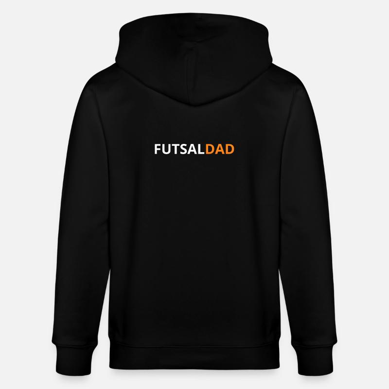 FUTSALDAD Original - Stanley/Stella Unisex Bio-Kapuzenjacke CULTIVATOR  - Schwarz