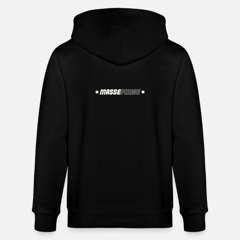 Masse Phase - Stanley/Stella Unisex Bio-Kapuzenjacke CULTIVATOR  - Schwarz