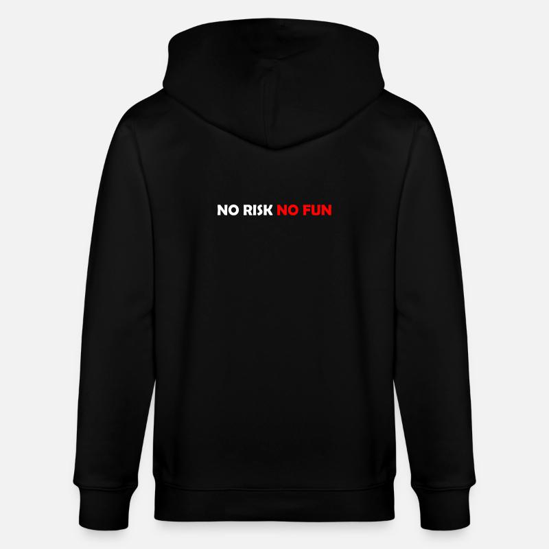 No Risk No Fun - Veste à capuche bio CULTIVATOR Stanley/Stella Unisexe - noir