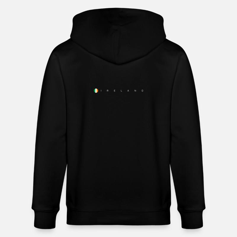 Drapeau de l’Irlande - Veste à capuche bio CULTIVATOR Stanley/Stella Unisexe - noir