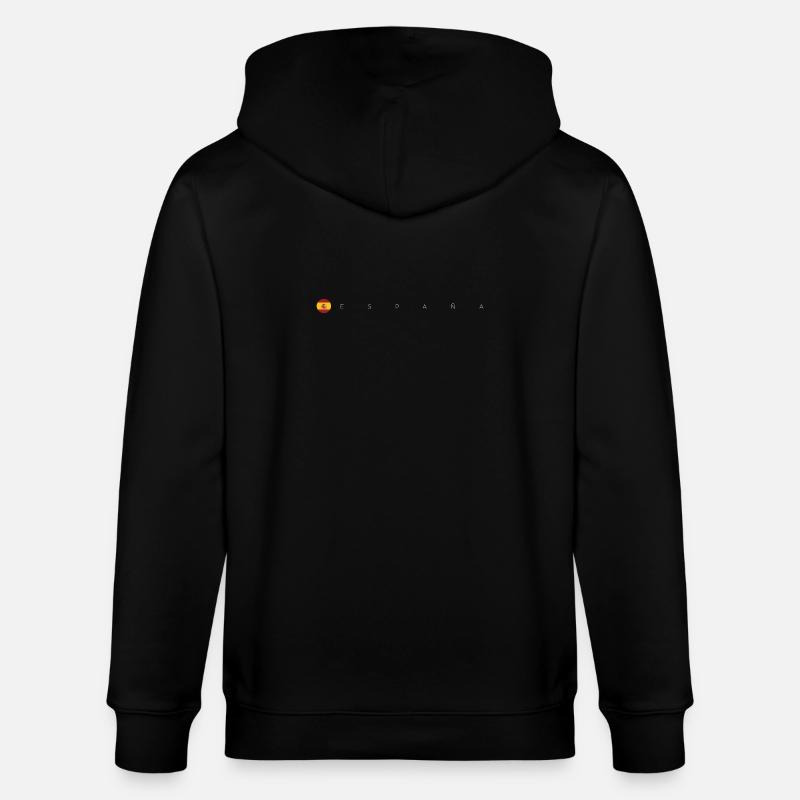 Emblème du drapeau de l’Espagne - Veste à capuche bio CULTIVATOR Stanley/Stella Unisexe - noir