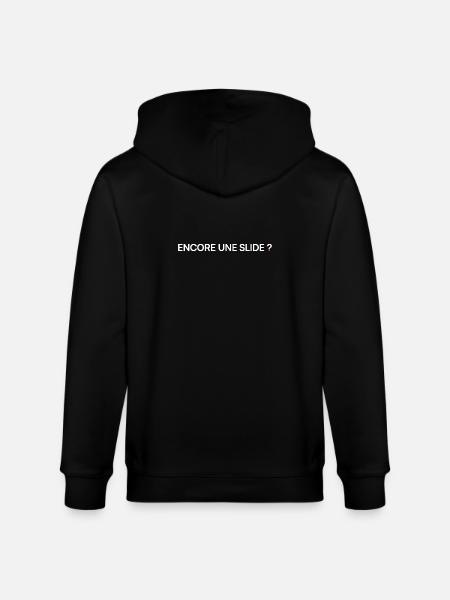 Another slide humor meeting office - Stanley/Stella CULTIVATOR  Unisex Organic Hooded Jacket - black