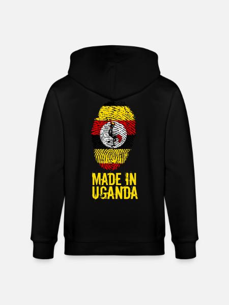 Made In Uganda - Stanley/Stella CULTIVATOR  Unisex Organic Hooded Jacket - black