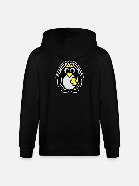penguin bride - Stanley/Stella CULTIVATOR Unisex Organic Hooded Jacket - black