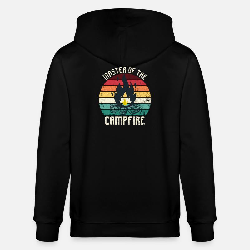 Maître du feu de camp - Veste à capuche bio CULTIVATOR Stanley/Stella Unisexe - noir