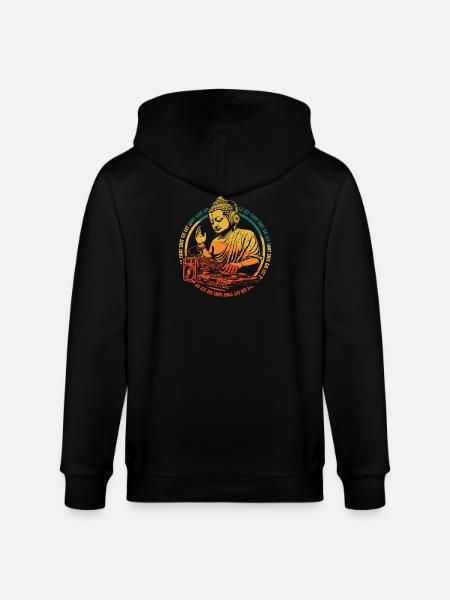 Buddha DJ - Stanley/Stella Unisex Bio-Kapuzenjacke CULTIVATOR - Schwarz