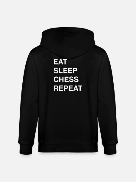 Chess ideas and chess sayings - Stanley/Stella CULTIVATOR Unisex Organic Hooded Jacket - black