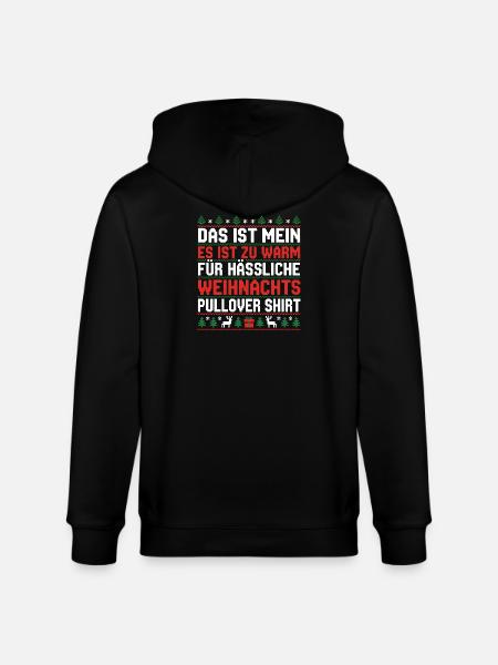 Noël - Veste à capuche bio CULTIVATOR Stanley/Stella Unisexe - noir