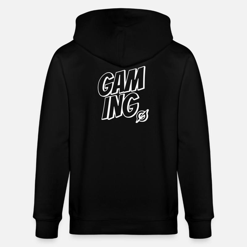 Lettrage de jeu - Veste à capuche bio CULTIVATOR Stanley/Stella Unisexe - noir