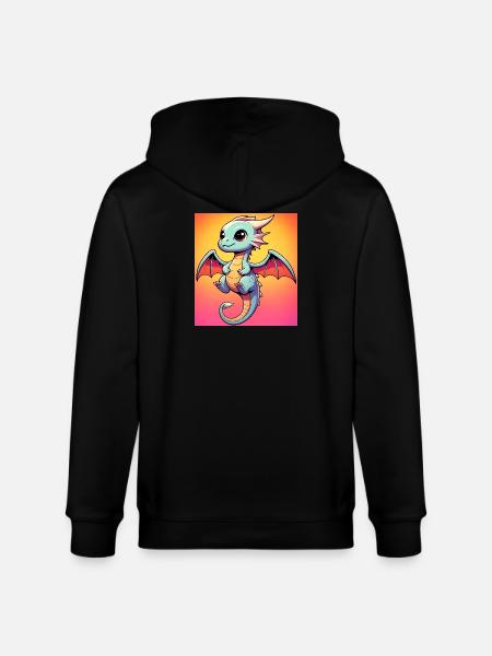 dragon - Stanley/Stella CULTIVATOR Unisex Organic Hooded Jacket - black