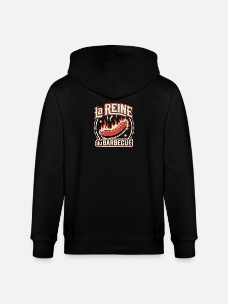 La Reine du Barbecue - Veste à capuche bio CULTIVATOR Stanley/Stella Unisexe - noir