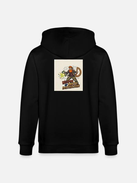 Weapon of Math Instruction - Stanley/Stella CULTIVATOR Unisex Organic Hooded Jacket - black
