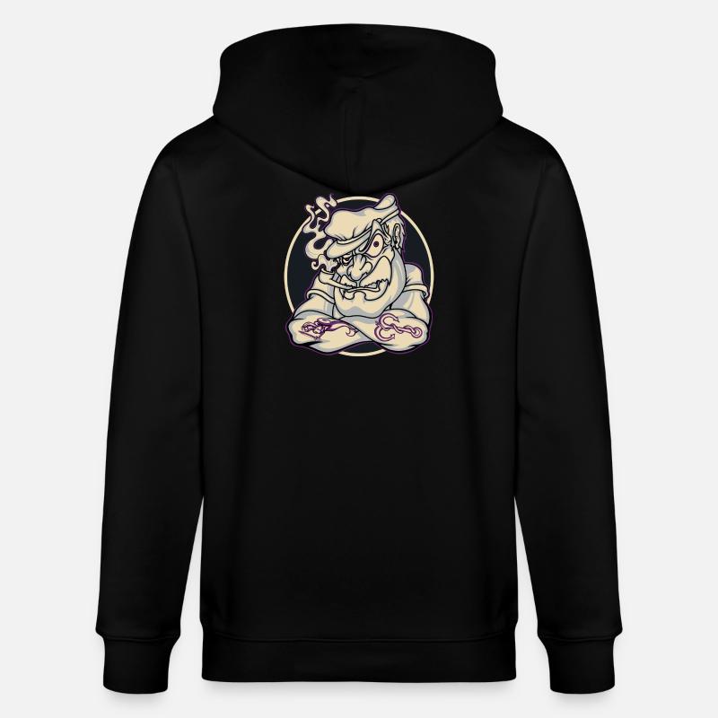 Capitan - Stanley/Stella Unisex Bio-Kapuzenjacke CULTIVATOR  - Schwarz