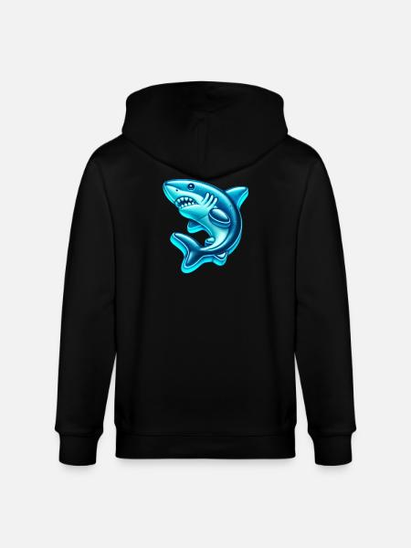 Requin - Veste à capuche bio CULTIVATOR Stanley/Stella Unisexe - noir