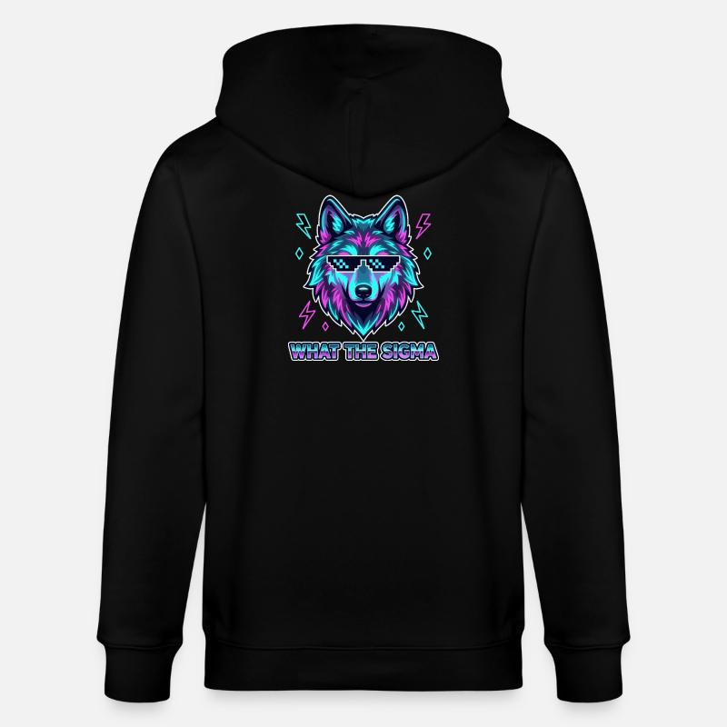 Que le Loup Sigma - Veste à capuche bio CULTIVATOR Stanley/Stella Unisexe - noir