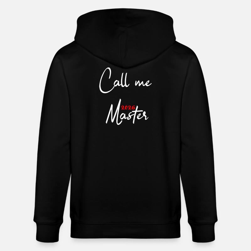 Diplôme de Master 2026 - Veste à capuche bio CULTIVATOR Stanley/Stella Unisexe - noir