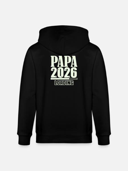 Papa 2026 Loading - Stanley/Stella CULTIVATOR Unisex Organic Hooded Jacket - black