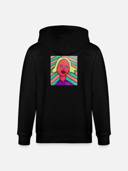 Strahlende Frau - Mutter - Stanley/Stella Unisex Bio-Kapuzenjacke CULTIVATOR  - Schwarz