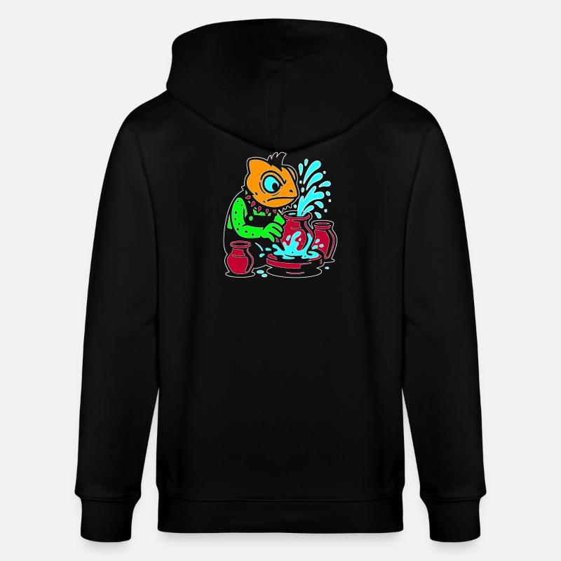 Maître Artisan Caméléon - Veste à capuche bio CULTIVATOR Stanley/Stella Unisexe - noir