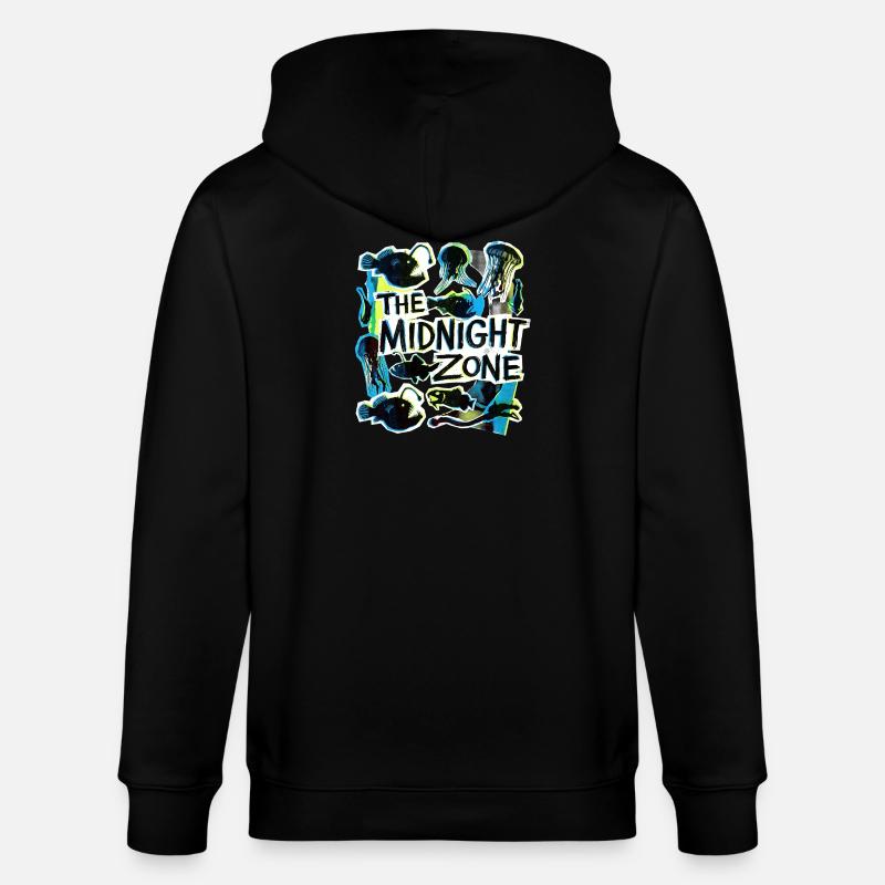 The Midnight Plastic Zone - Stanley/Stella Unisex Bio-Kapuzenjacke CULTIVATOR  - Schwarz
