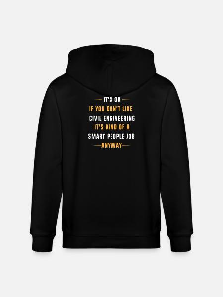 Bau Ingenieur Baustelle Bauarbeiter - Stanley/Stella Unisex Bio-Kapuzenjacke CULTIVATOR - Schwarz