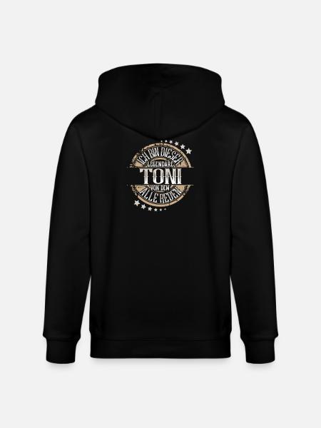Toni - Stanley/Stella Unisex Bio-Kapuzenjacke CULTIVATOR - Schwarz