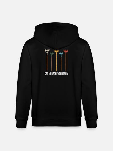 Rechenzentrum Gärtner Garten Gartenarbeit - Stanley/Stella Unisex Bio-Kapuzenjacke CULTIVATOR - Schwarz