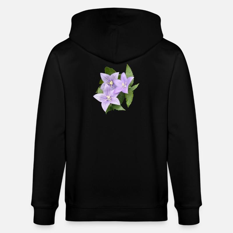 FLEUR DE BALLON VIOLET - Veste à capuche bio CULTIVATOR Stanley/Stella Unisexe - noir