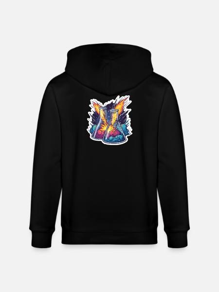 Lab Geek Bildungsquadrantid Meteorstrom-Erlebnis - Stanley/Stella Unisex Bio-Kapuzenjacke CULTIVATOR  - Schwarz